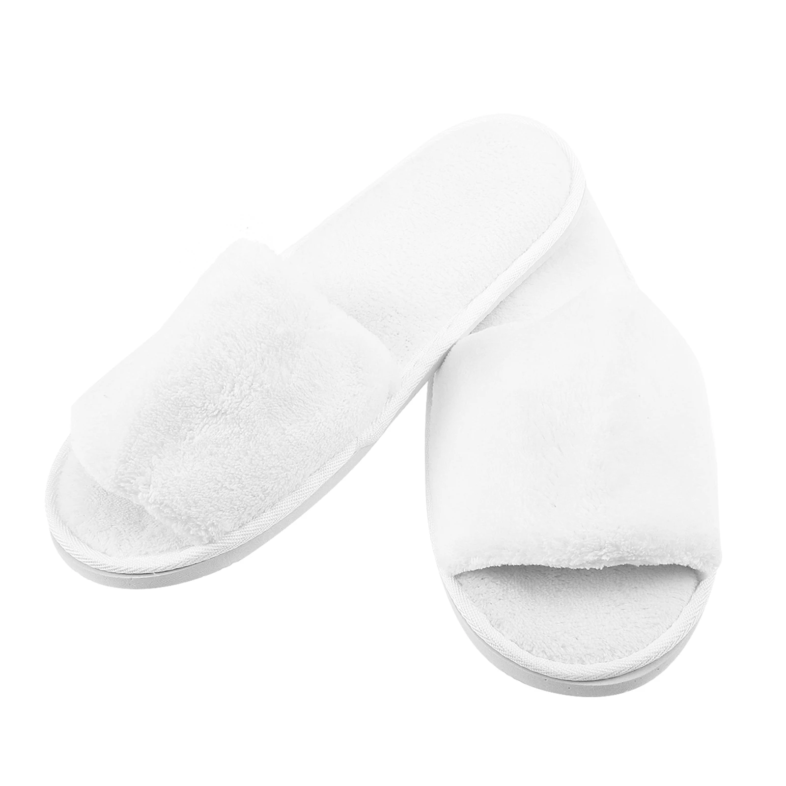 

8pcs Coral Fleece Slippers Thick Sole Anti-skid Guest Home Footwear Durable Comfortable Breathable Dry Odorless Relaxation