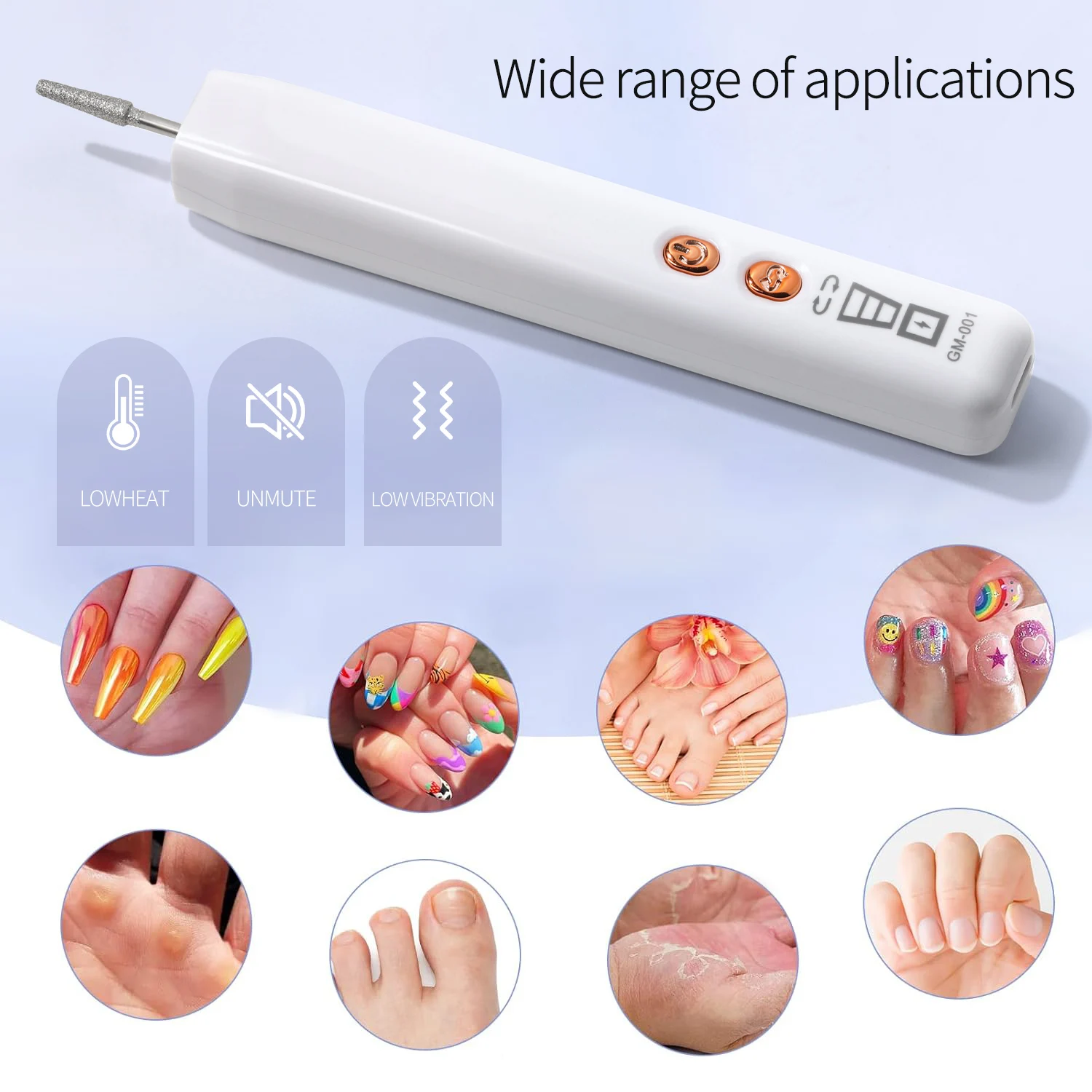 مجموعة مثقاب أظافر احترافية كهربائية محمولة من LULAA لأظافر الجل الأكريليك أداة مانيكير وباديكير لتنعيم وتشكيل التلميع