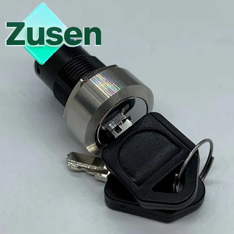 مفتاح مفتاح معدني 16 مم من Zusen ثابت 2 أوضاع/3 أوضاع IP65 (ZS19F-11Y/21(22Y/31)