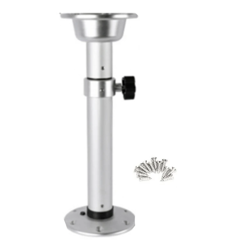 

Adjustable Table Pedestal Detachable Table Base Stand Leg Base Aluminum Alloy Table Base For RV Boat Yacht