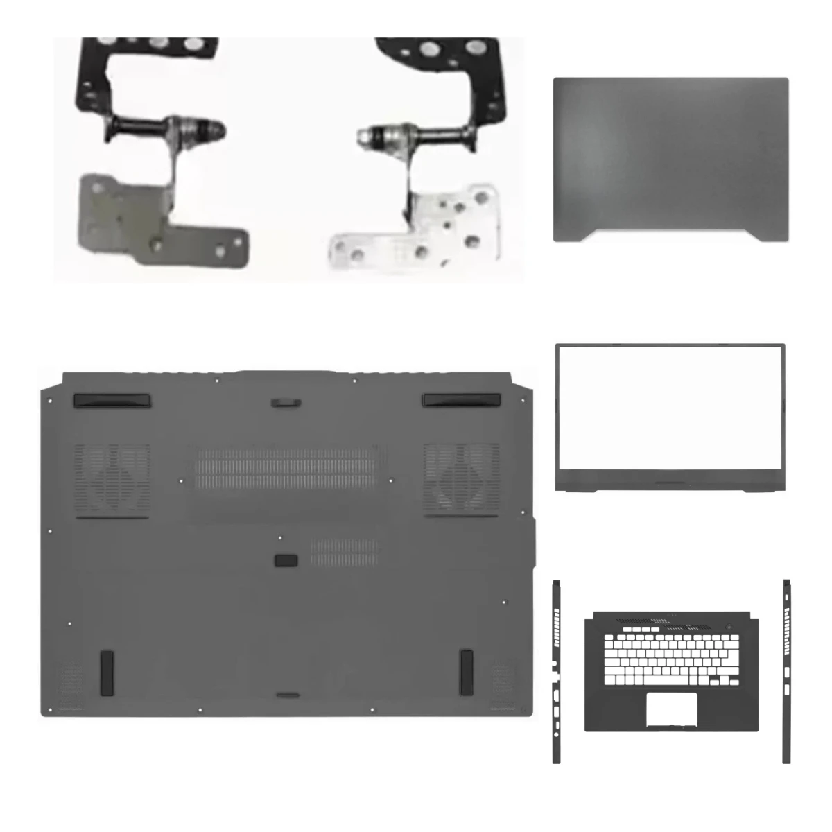 Brand new for TUF Air FX516PR FX516 FX516P F15 FA516, laptop LCD back cover, front panel, palm rest, bottom shell hinge
