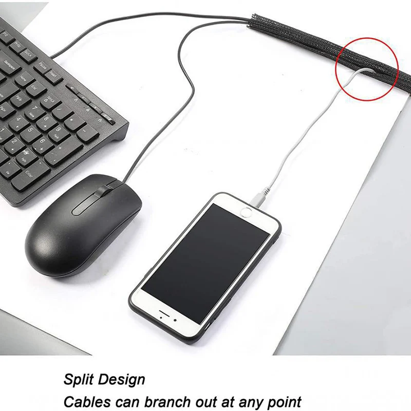 ที่จัดสาย USB ที่ชาร์จเมาส์หูฟังสายคล้องโทรศัพท์หัวเข็มขัดคลิปมินิที่ม้วนเก็บคอมพิวเตอร์แบบเงียบ