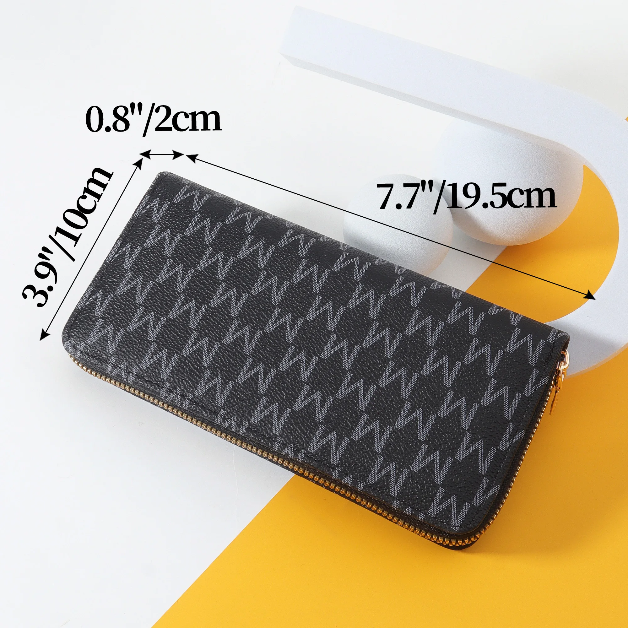 Fashionable retro wallet, women's long wallet, can hold mobile phone multifunctional storage bag, long card bag, women's handbag
