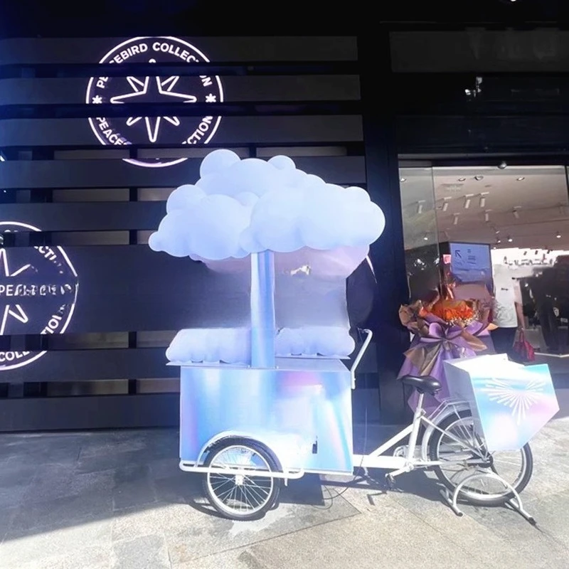 

Customizable Promotional Vehicle Display Stand Market Stall Flower Stall Indoor and Outdoor Flower Shop