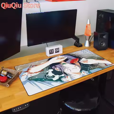 Chainsaw Man Anime Reze Arc Mouse Pad Large Desk Mat Keyboard Ergonomic Office Rubber PC Non-slip Anti-fray Home Custom
