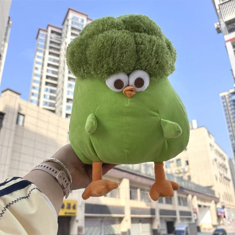 Miniso Cute Cauliflower Broccoli Dundun Chicken Soft Plush Doll Throw Pillow Sofa backrest Peripheral Toy Children Birthday Gift