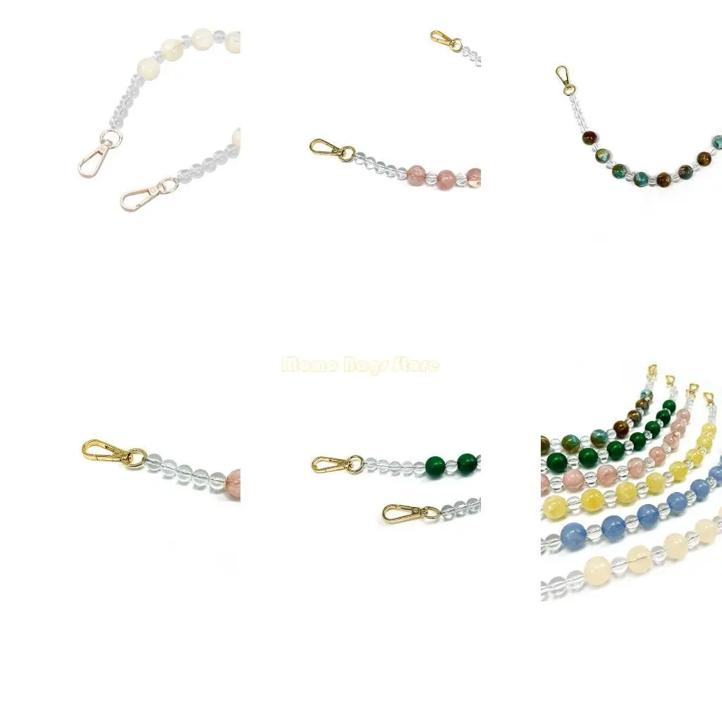 

X90D Handbag Chain Bag Strap Replacement Belt Bag Round Bead Chains 36cm Straps