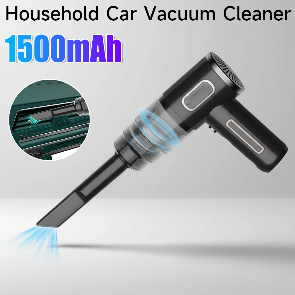 

Handheld Usb Car Vacuum Cleaner Wireless Portable Big Suction Car Vacuum Cleaner Small Mini Blower Household Cleaning Appliance