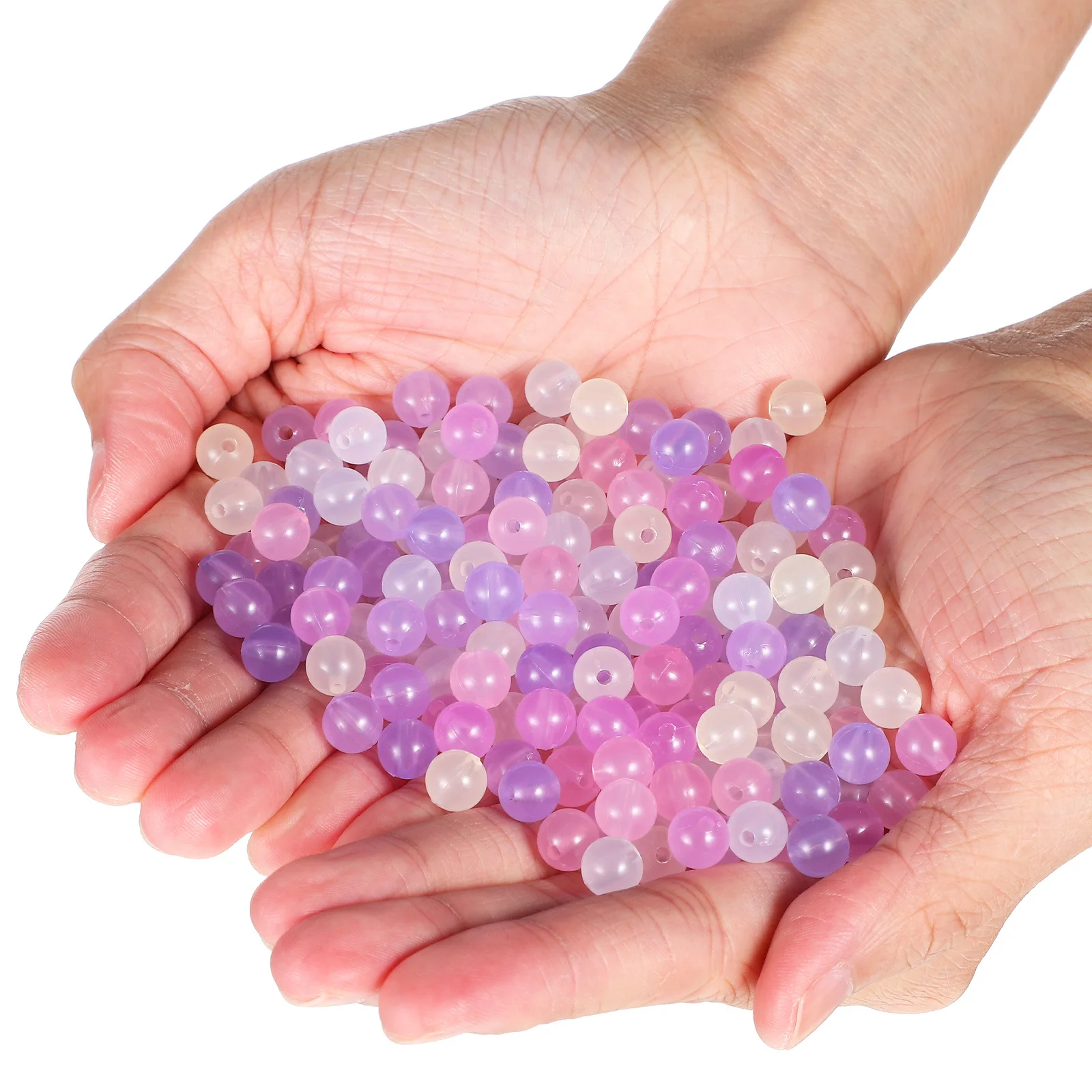 6pcs 6 PCS Beads Uv Activated Color Changing Sun Spacer Light Colors Sunlight Bulk Solar