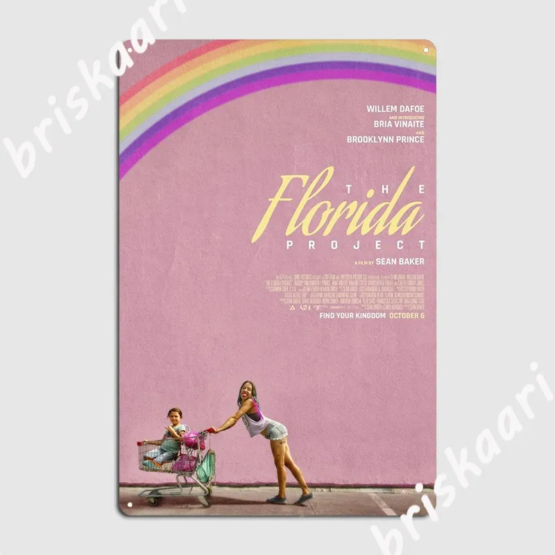 The Florida Project Korean Poster Metal Plaque Poster Pub Garage Create Club Party Painting Décor Tin Sign Posters