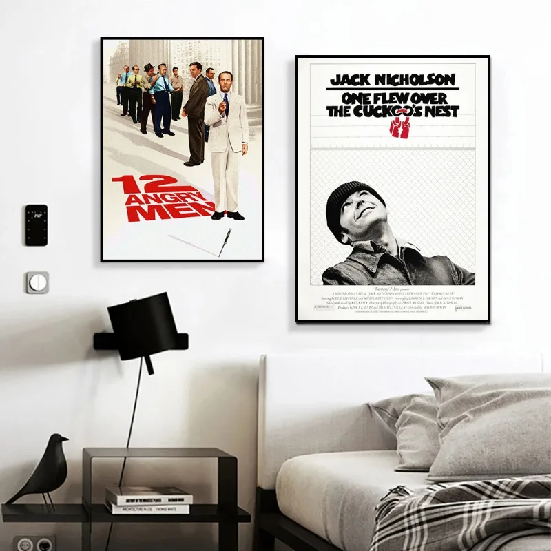 Hot Classic Movie Pulp Fiction Forrest Gump Posters Prints Canvas Printing Wall Art Picture for Living Room Vintage Club Decor