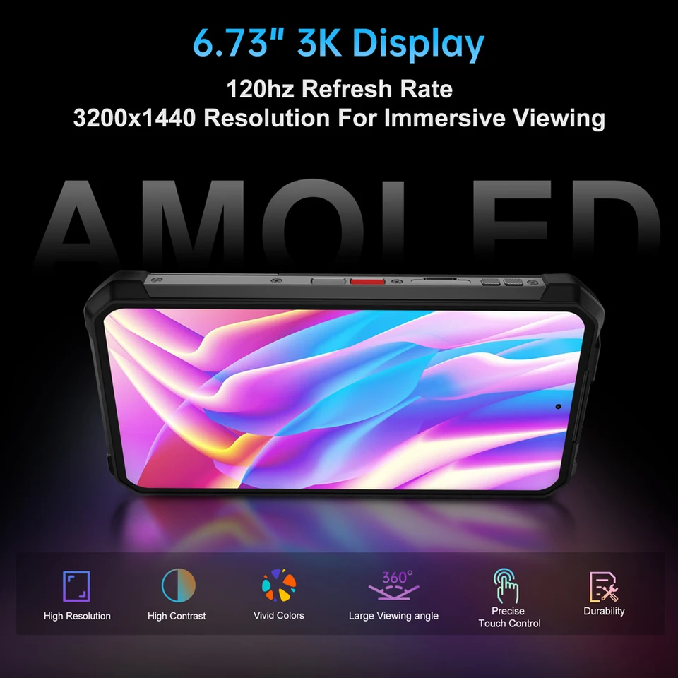 Unihertz Tank 4 pro 8849 teléfono resistente 5G AI proyector 720P