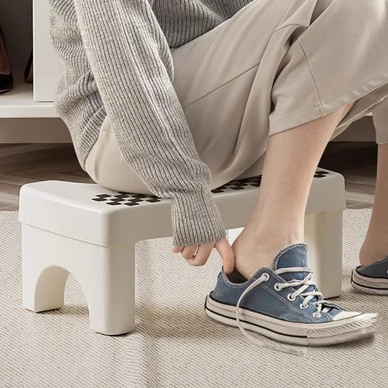 Commodes Bathroom Stool Plastic Design Low Unique Modern Foot Stool Leisure Apartment Meubles De Chambre Space Saving Furniture