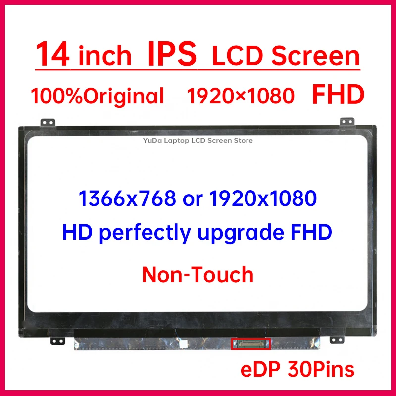 14-calowy ekran LCD N140BGE-EA3 N140HCA-EAB do Lenovo ThinkPad T460 T470 T480 L460 L470 L480 L490 Panel Matrycowy Wyświetlacza Bez Funkcji Dotykowej