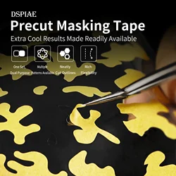 DSPIAE PMT Precut Masking Tape Digital Camouflage Bug Camouflage Hexagonal Used For Gundam Military Model Coloring