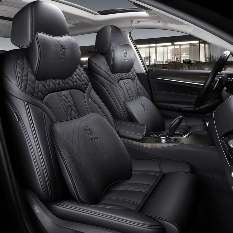 2020 تصميم جديد رائجة البيع وسادة مقعد السيارة أربعة مواسم تخصيص غطاء مقعد السيارة #6