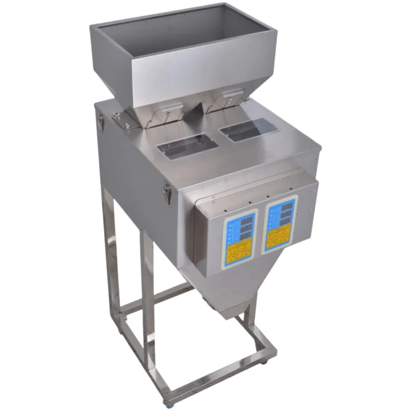 Double Herb Spice Coffee Powder Filler Dispenser Vertical Filling Weighing Packing Automatic Dispensing hine
