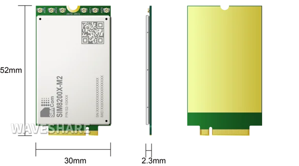 SIM8200EA-M2,Single Communication Module,SIMCom Original 5G Module, M.2 Form Factor, High Throughput Data Communication