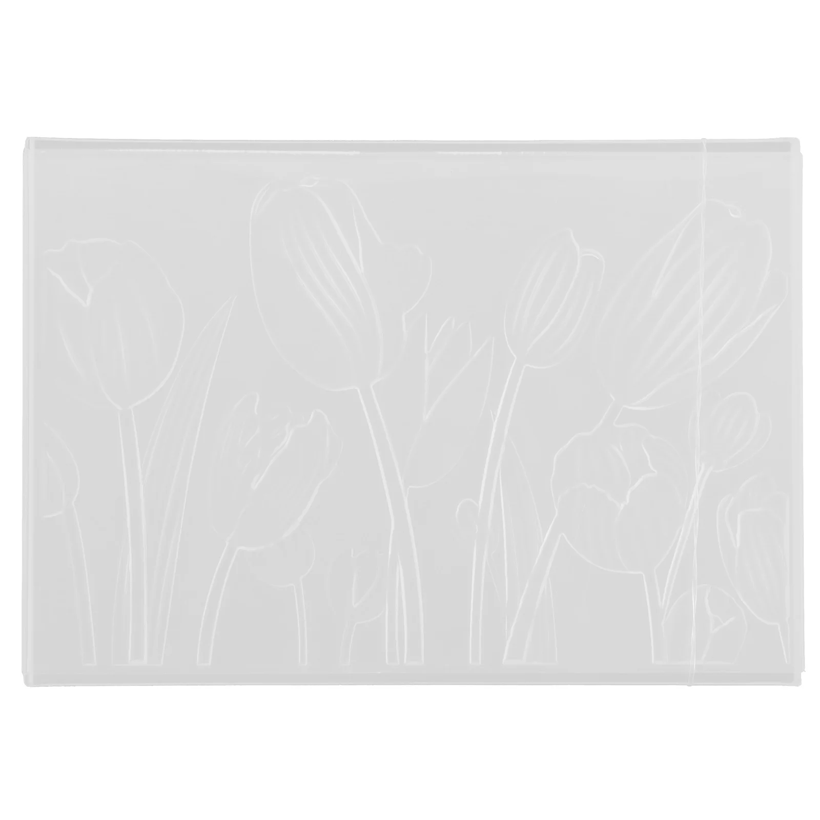 Plastic Embossing Die 3d Tulip Design Folder Scrapbooking Paper Crafts Blossom Flower Template
