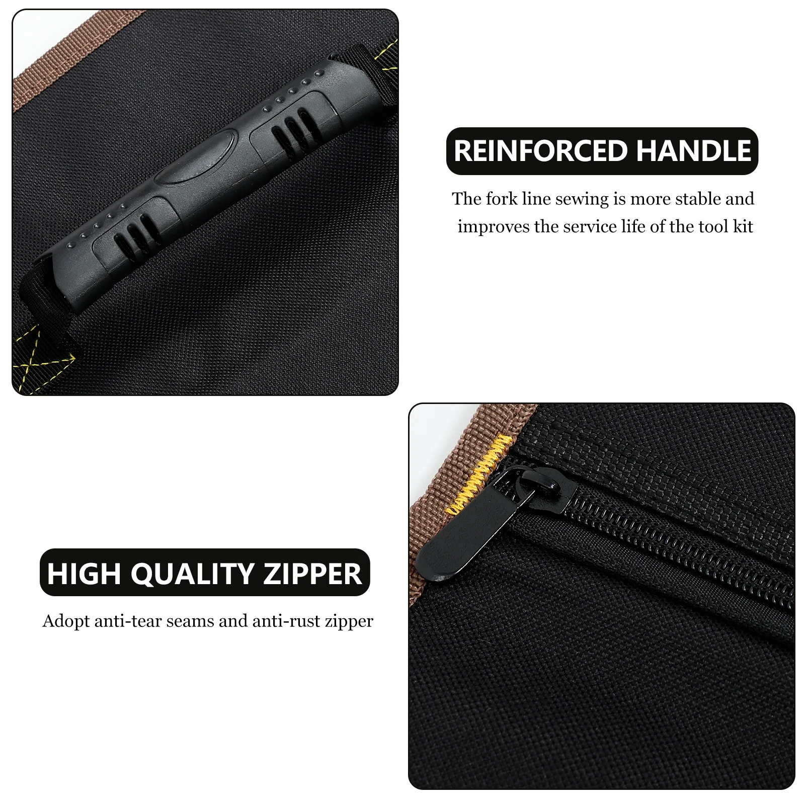 

Multi purpose Tool Pouch Oxford Cloth Electrician Bag Waterproof Zipper H Tools ganizer Distributed Storage Wrench