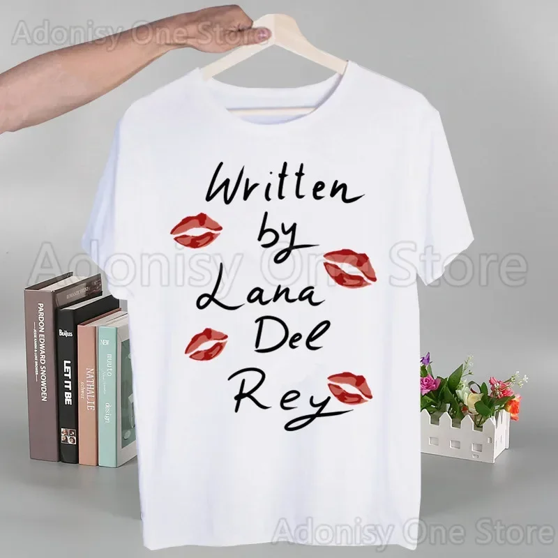 

Lana Del Rey Fashion Shirt Novelty Funny Vintage Crew Neck Men's T-Shirt Humor Women Top Tee Gift Humor Streetwear