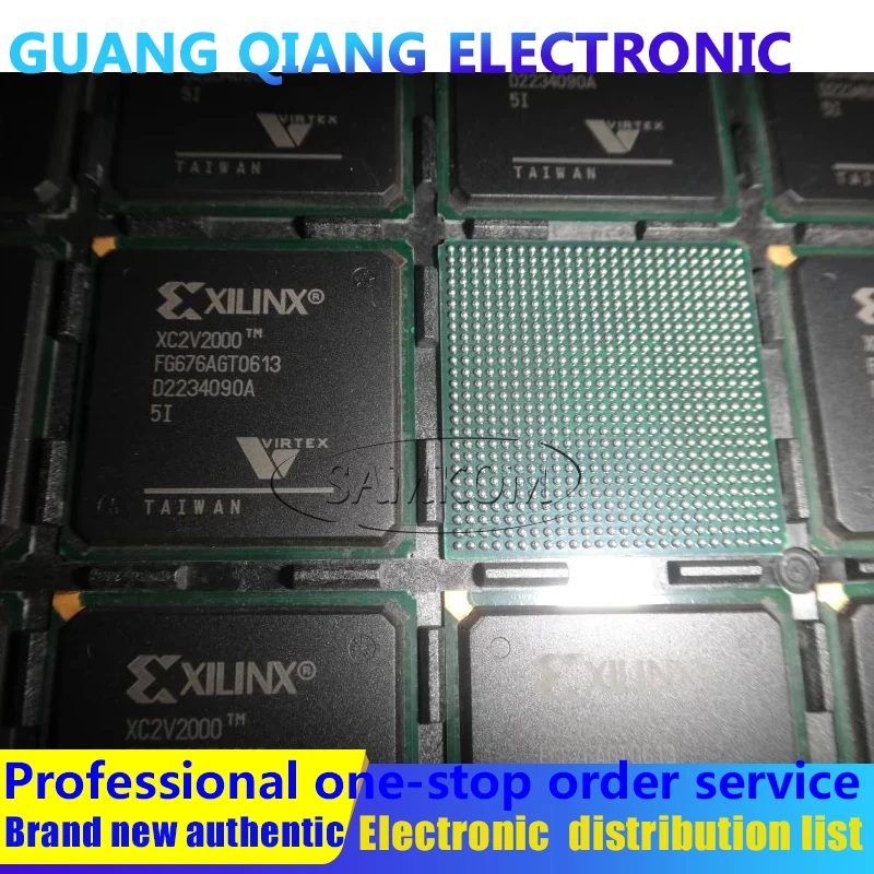 1PCS XC2V2000-5FG676I IC FPGA 456 I/O 676FCBGA