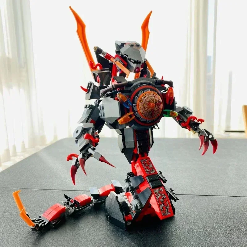 Snake Mech Model Building Blocks with Action City Figures Toys for Children Dawn of Iron Doom Christmas Birthday Gift view 2