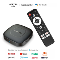Global Version Mortal T1 Smart Streaming Media Player TV Box Bluetooth Google Assistant Android13 AllwinnerH313 2.4G&5G Wifi 4K