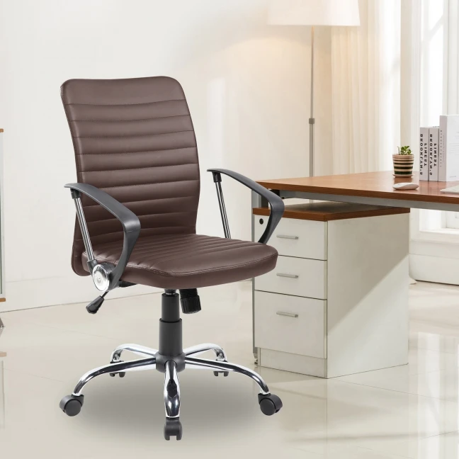 

Modern Furniture Pu Height Adjustable Manager High Back Chair Executive Office Chair with Wheels