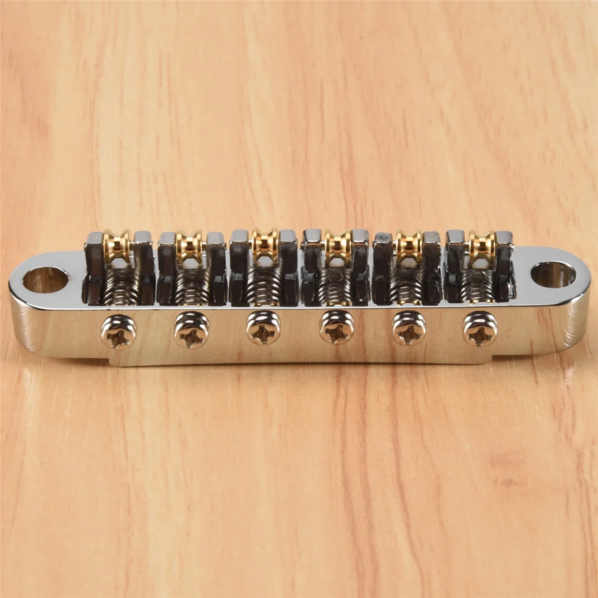 

CHFL Silver Tune-O-Matic Electric Roller Saddle Bridge Lp Electric Guitar Bridge Made in Korea
