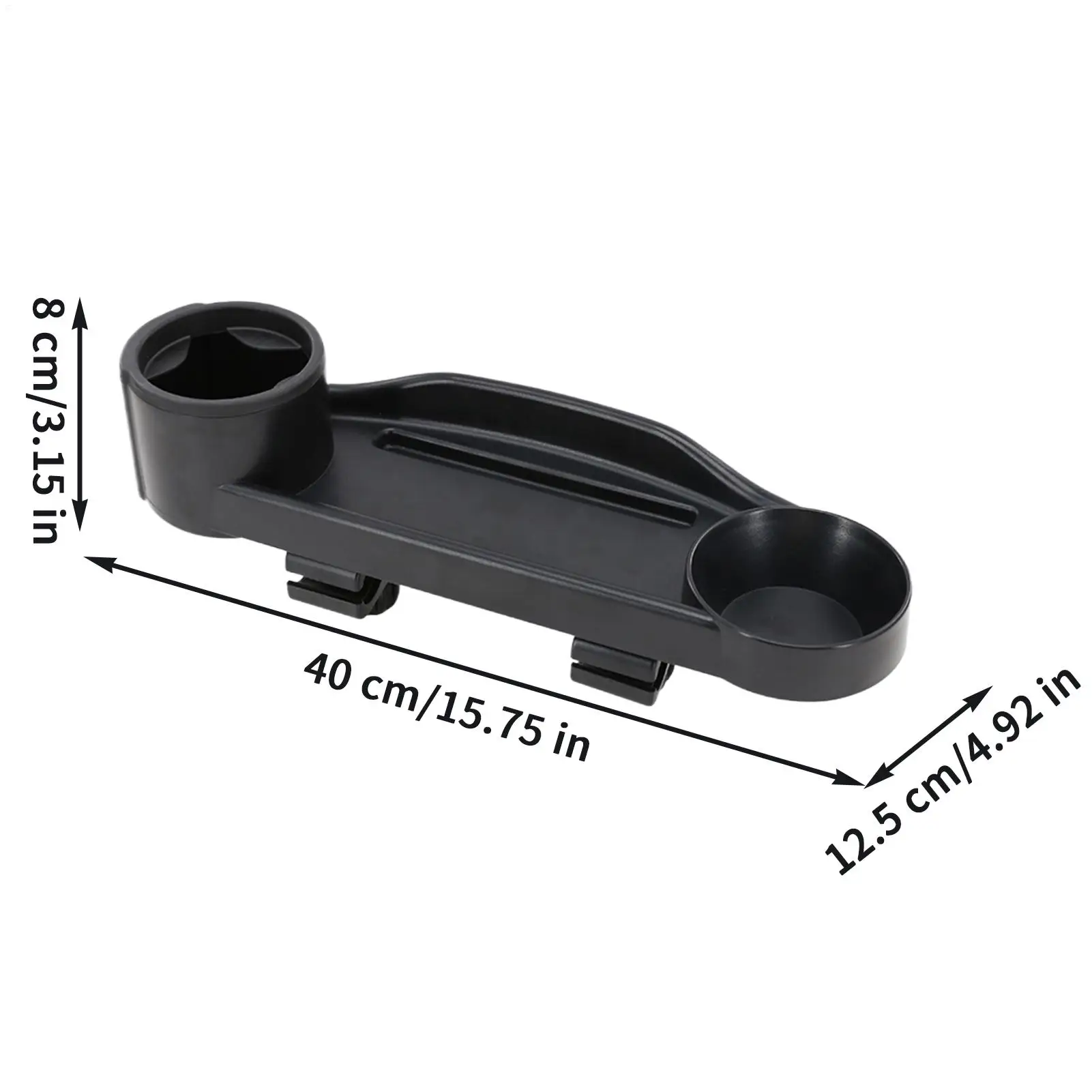 Snack Tray for Stroller Cup Holder Baby Stroller Tray Attachment Storage Organizer Phone Holder for Drinks Toys Food Kids - view 6