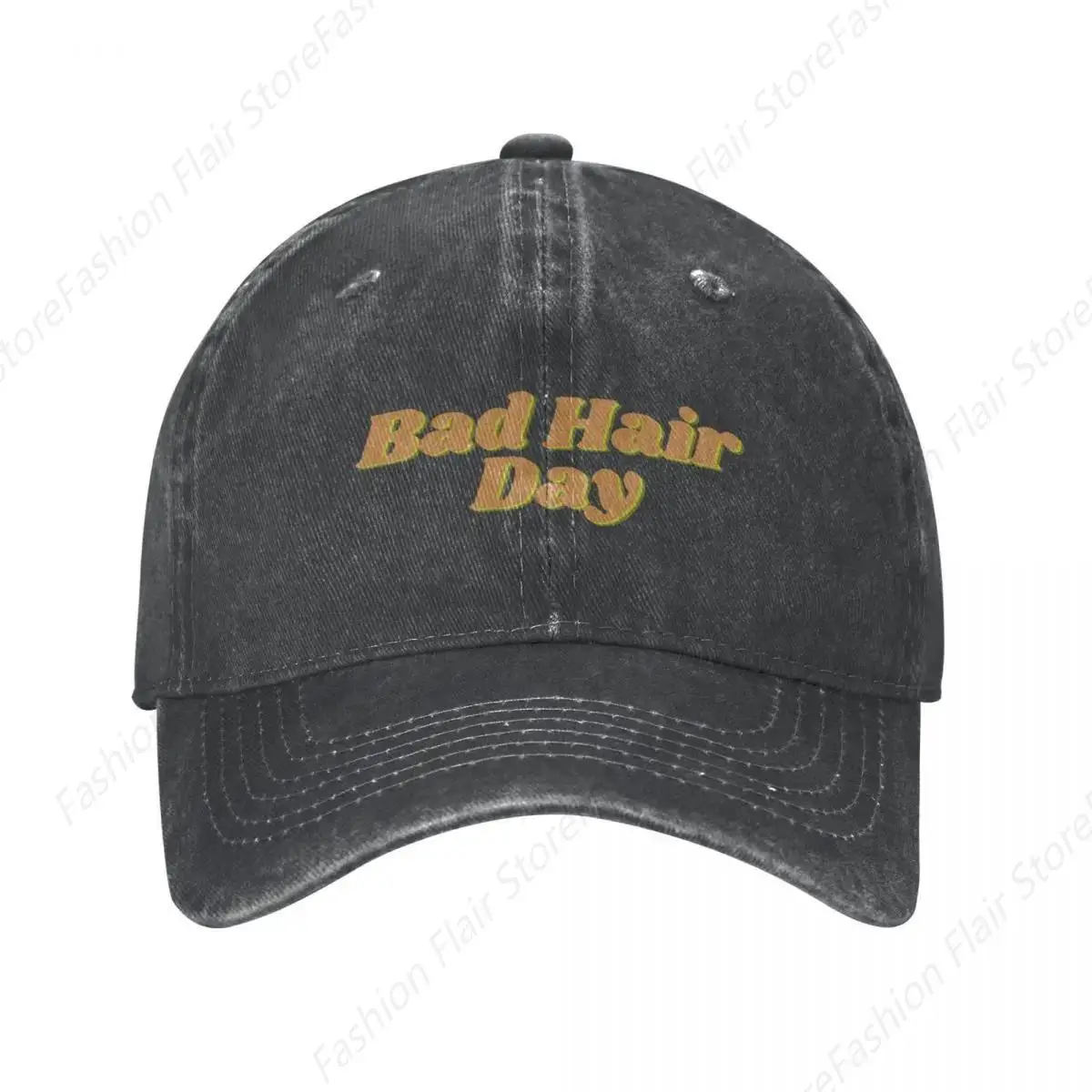 Bad Hair Day - Funny, relatable hat design Cowboy Hat Horse Hat Kids Women Caps Men's