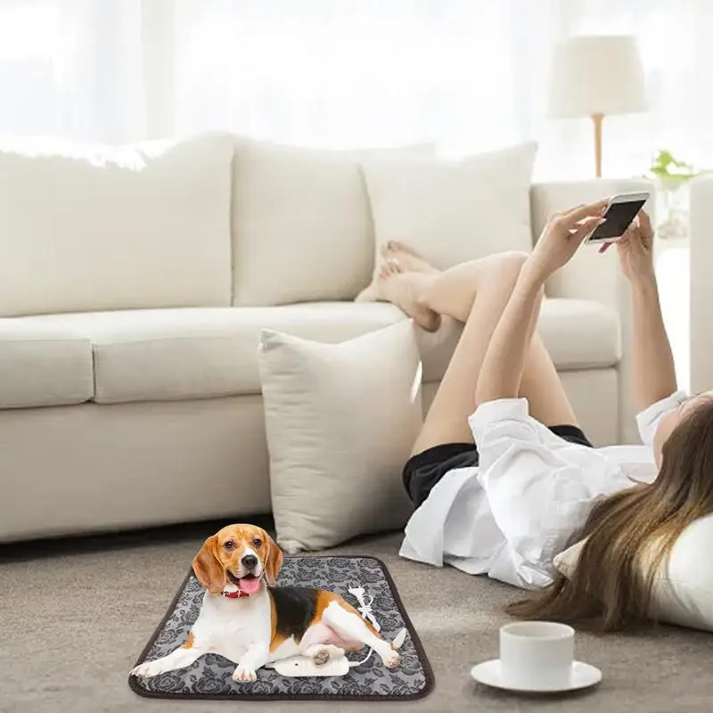 Pet Electric Blanket Electric Blanket Cat Bed With Auto Shut Off Dog Heat Mat Waterproof Thermostat Electric Heated Mat Electric