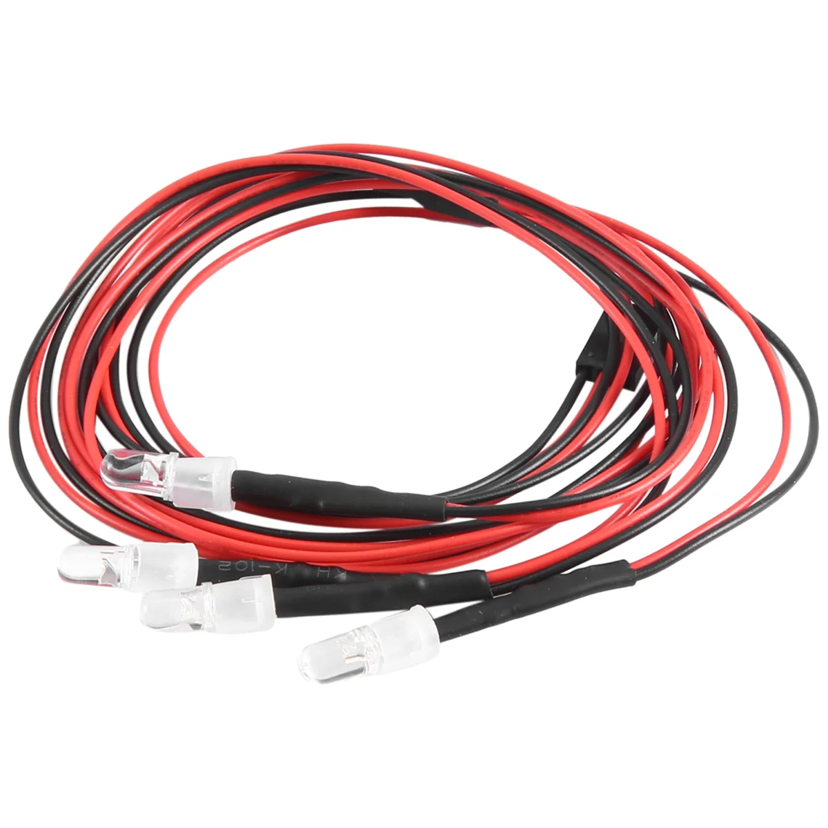 

W0T-ju5PCS 4LED 5 мм фары RC аксессуары светодиодные фонари для модели автомобиля для дрифта, синий и