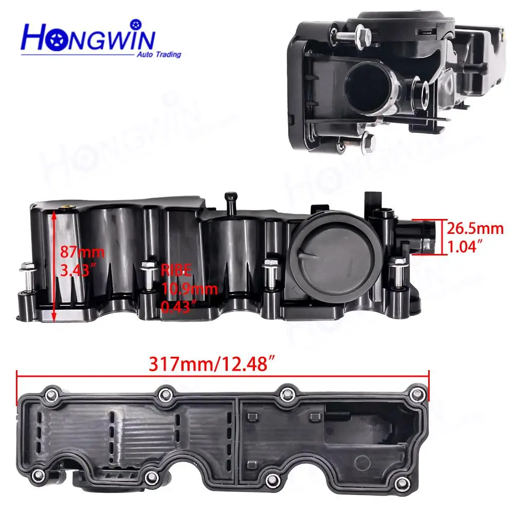 1PC LR182552 LR105972 Engine Crankcase Breather Cover For NEW DEFENDER RANGE ROVER VELAR SPORT DISCOVERY 5 Jaguar XE XF