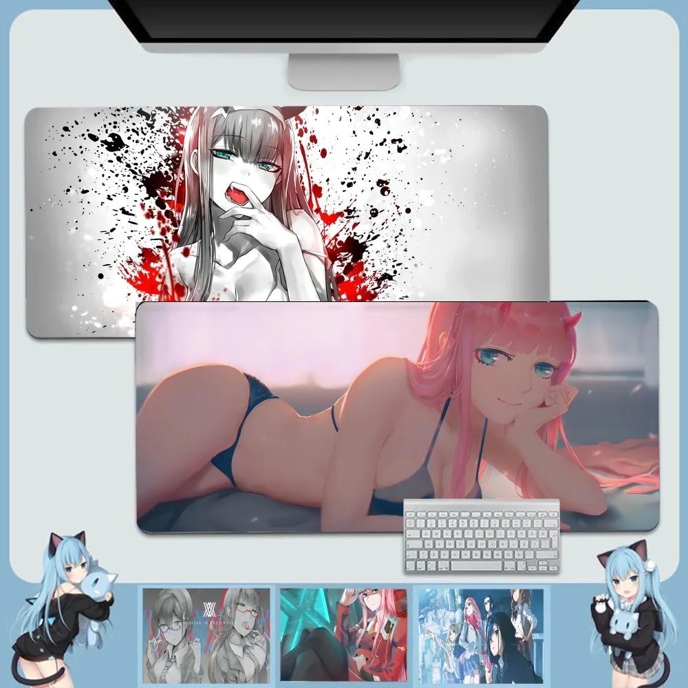 

Zero Two Darling In The Franxx Boy Pad Natural Rubber Gaming Mousepad Desk Mat Size For CSGO Game Player Desktop PC Laptop