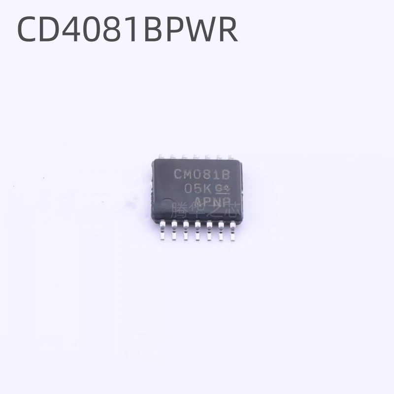 Chip IC Logic Gate, CD4081BPWR, TSSOP-14, Novo, 10pcs