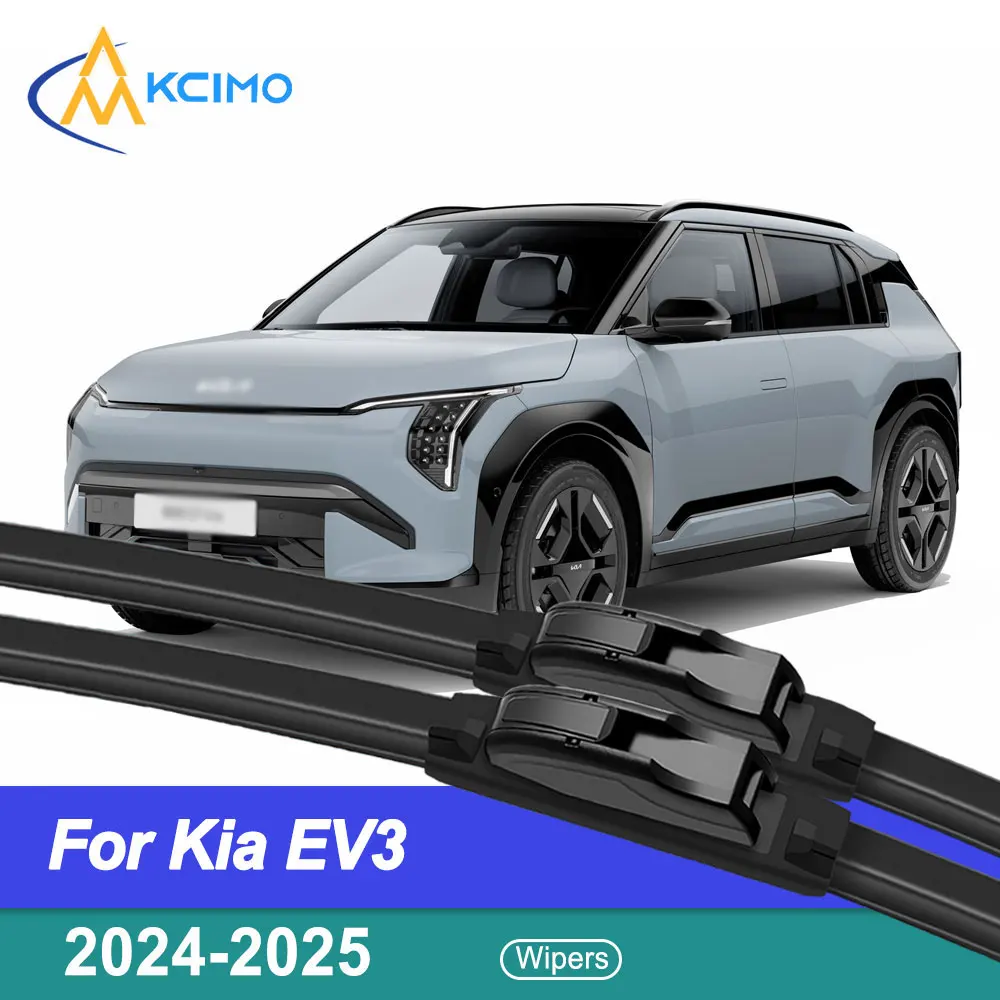 

For Kia EV3 SV 2024-2025 Front Windshield Wiper Blades 2pcs Quiet Rain Windscreen Window Accessories