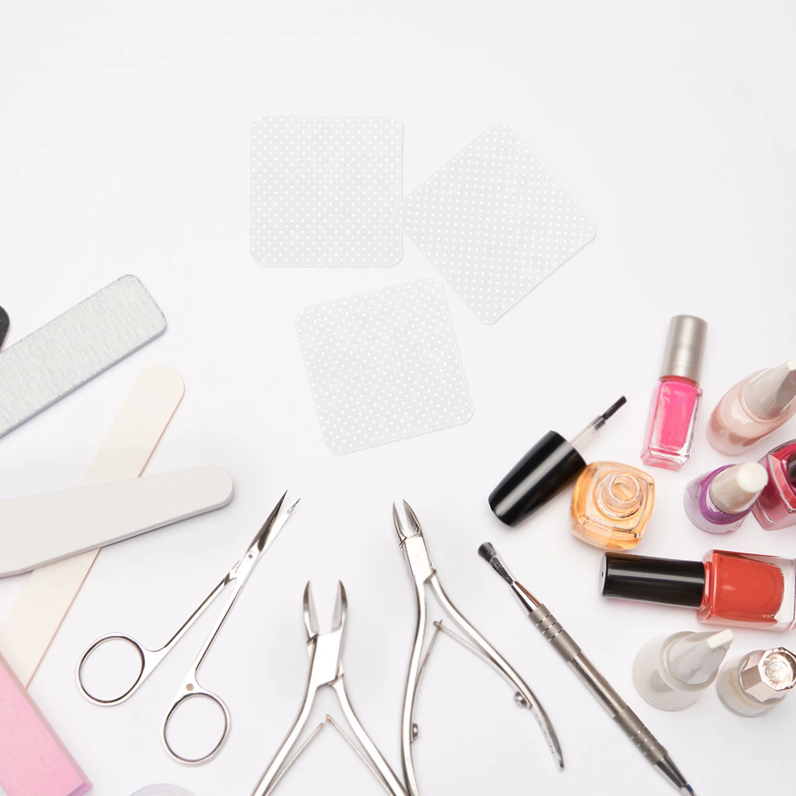 1200 قطعة منصات مزيل طلاء الأظافر لينة خالية من الوبر مربع تنظيف ورقة إزالة طلاء الأظافر للفني المحترفين