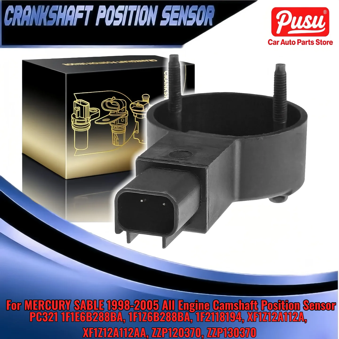 

Camshaft Position Sensor for MERCURY SABLE 1998-2005 All Engine 1F1E6B288BA 1F2118194 XF1Z12A112A