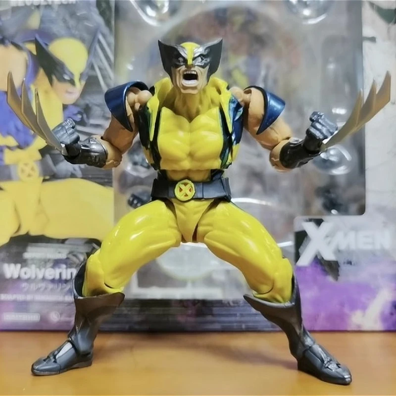 

15cm X-Men Yamaguchi Style Revoltech YAMAGUCHI Wolverine Handheld Claw Joint Mobile Men Doll Statue Model Toy Brithday Gift