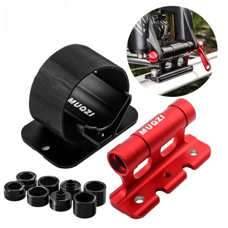 

Bicycle Fork Mount Car Roof Rack Support Quick Release Thru Axle Carrier MTB Road Bike Front Fork Block Stand Holder Racks