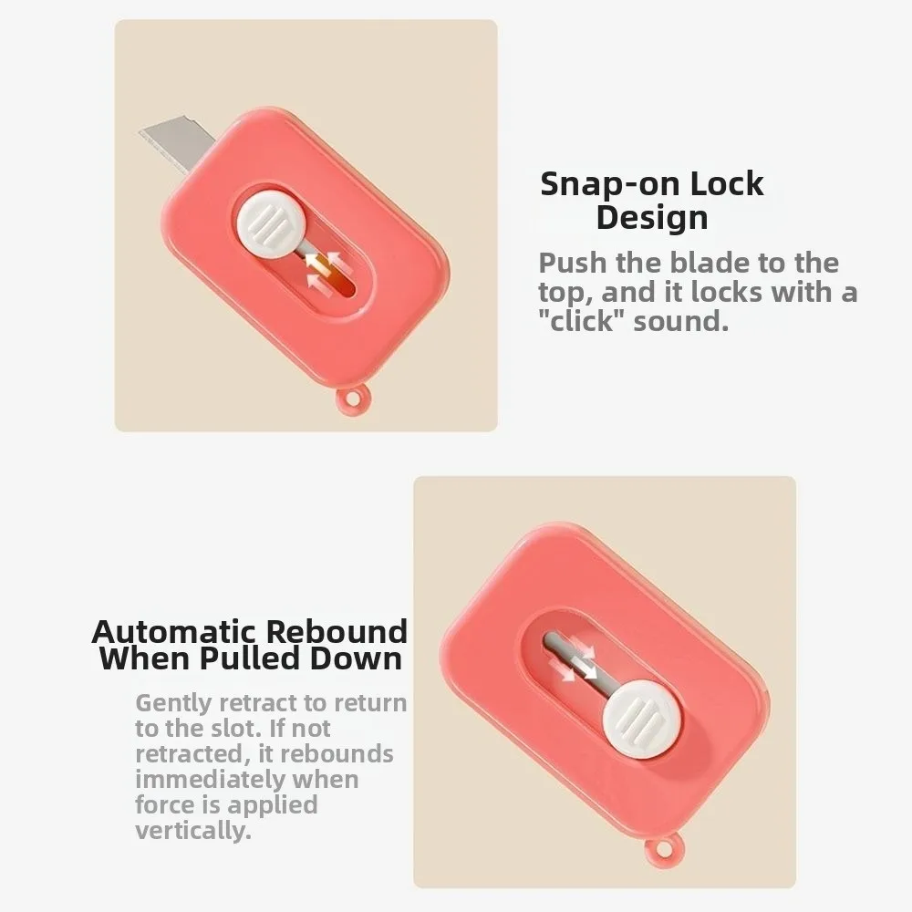 أداة قطع الورق الصغيرة متعددة الوظائف القابلة للسحب على شكل رسوم كرتونية