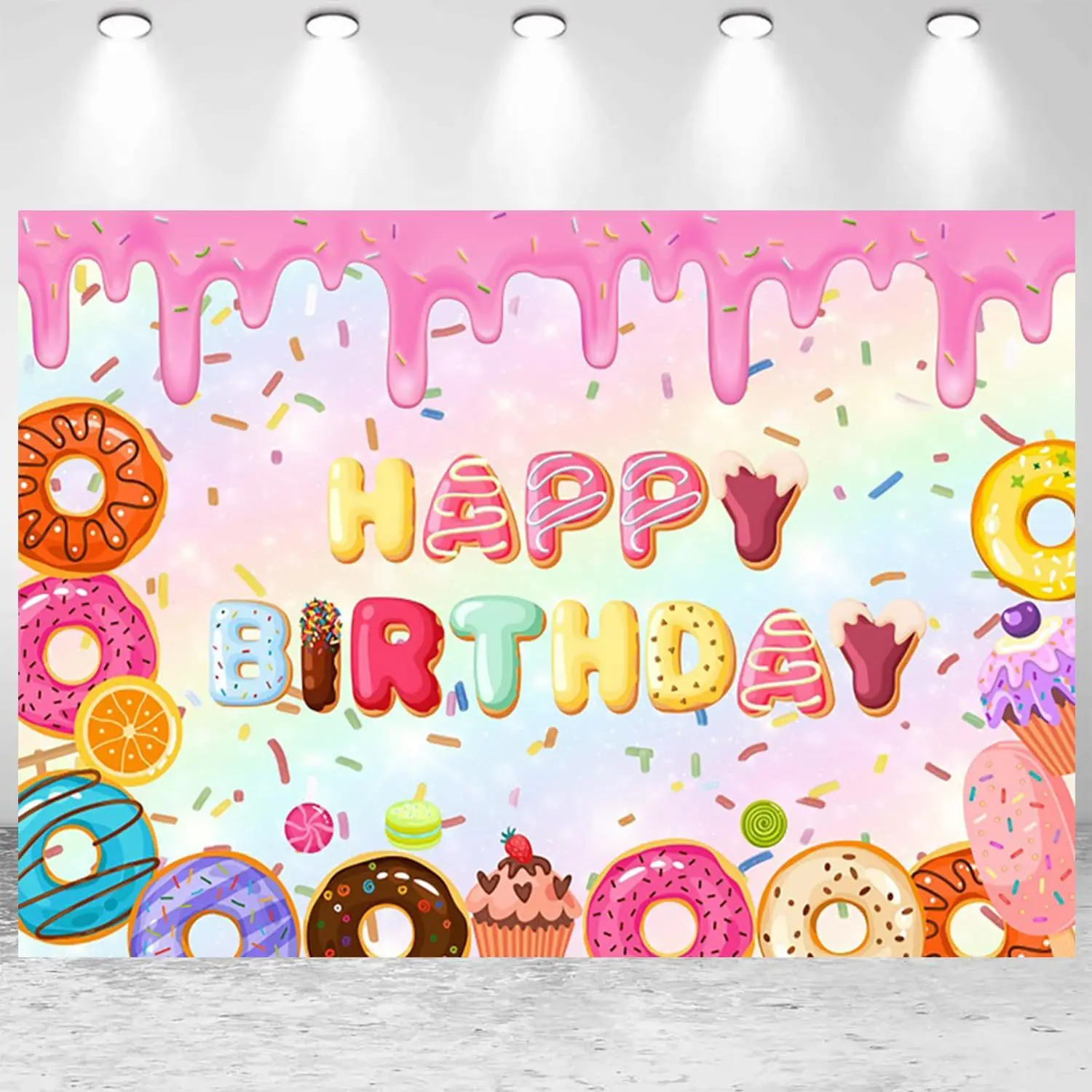 Donut Theme Pink Pa…