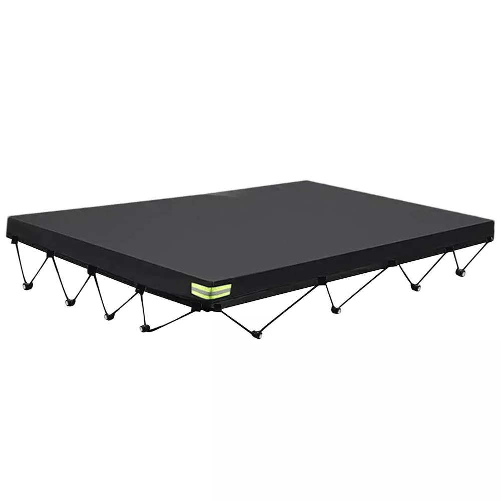 

214*122*13cm 420D Oxford Tarpaulin Custom Fit Trailer Tarpaulin Elastic Windproof Tarpaulin Reinforced Sewing For Most Trailers