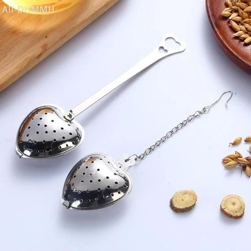 ZLinKJ Heart Shaped Eco Friendly Tea Infuser Fine Mesh Stainless Steel Filter Reusable Zero Waste for Loose Leaf Tea