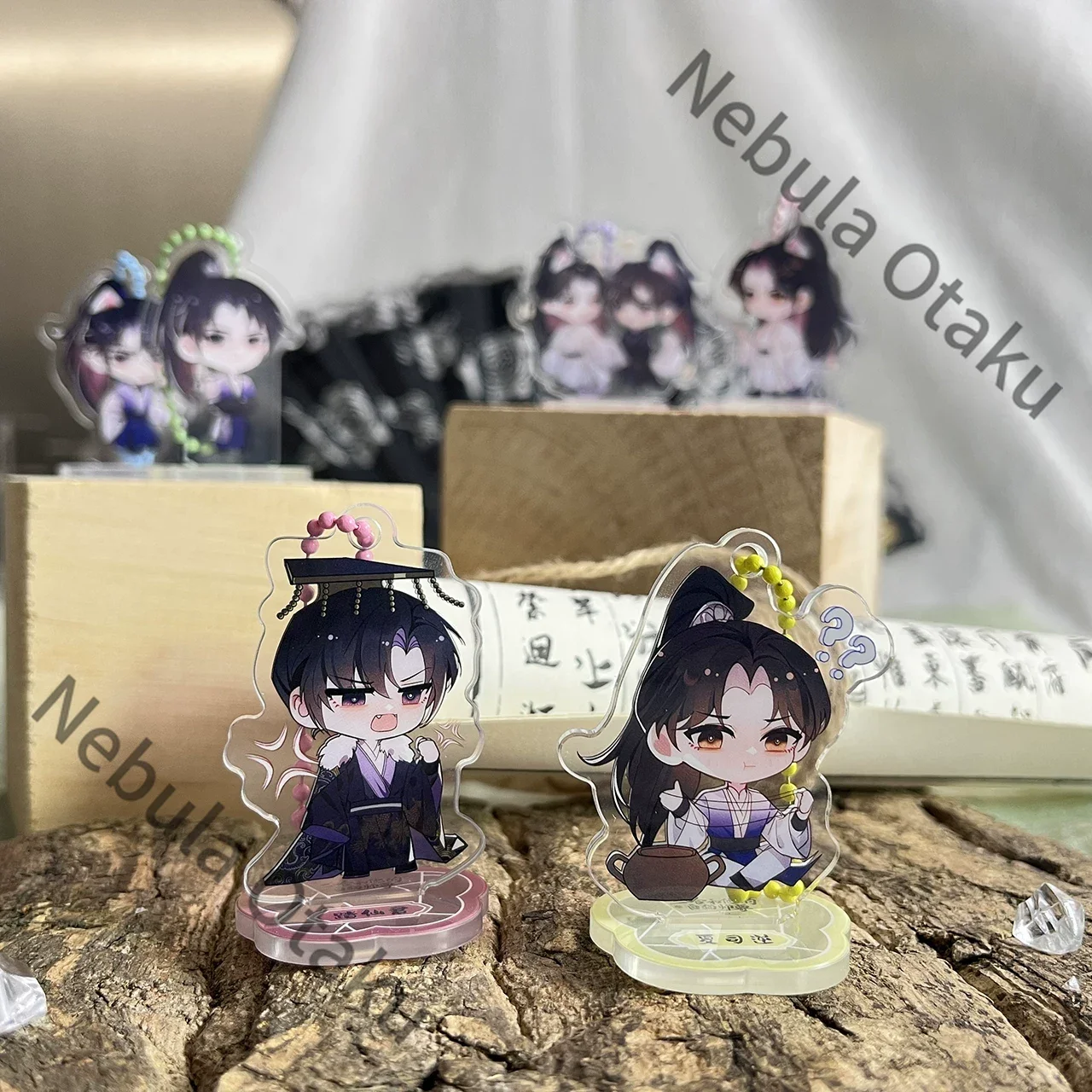 The Husky and His White Cat Shizun Mo Ran Chu Wanning Q Version Acrylic Standing Sign Cosplay Quality Goods Souvenir Gifts Anime