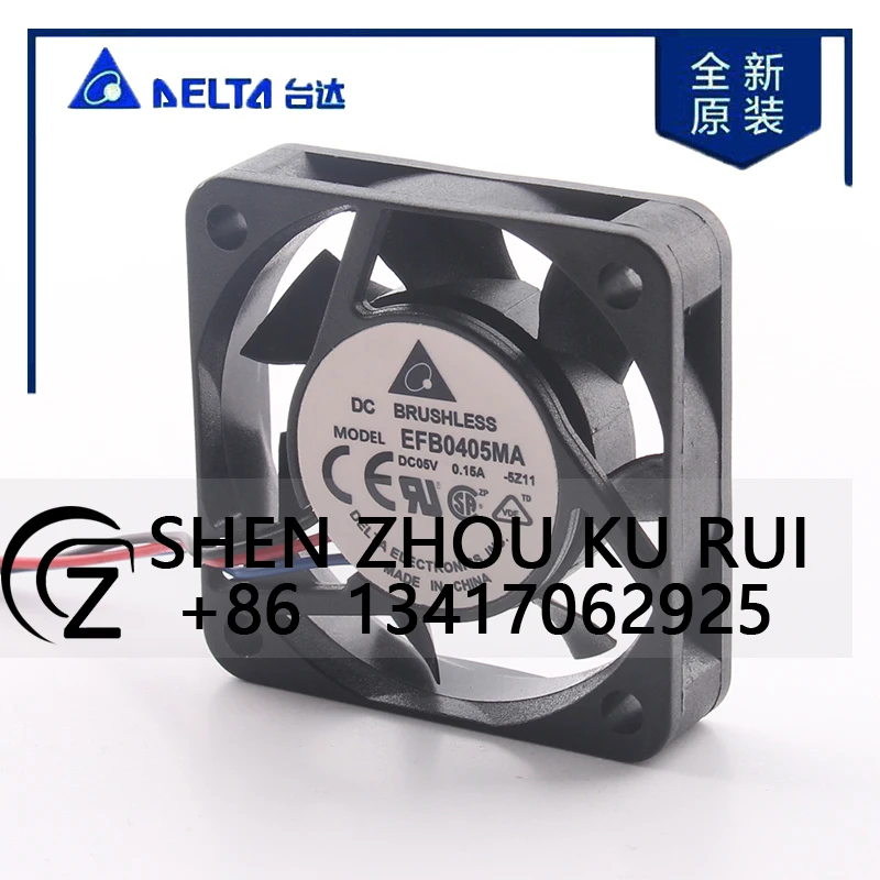 

Delta 12 В 24 В 48 В постоянного тока 5 В 0,15 А AC EC 4010 40X40X10MM 4 см переключатель 3-проводной инвертор с двойным шарикоподшипником Mute EFB0405MA-5Z11 охлаждающий вентилятор