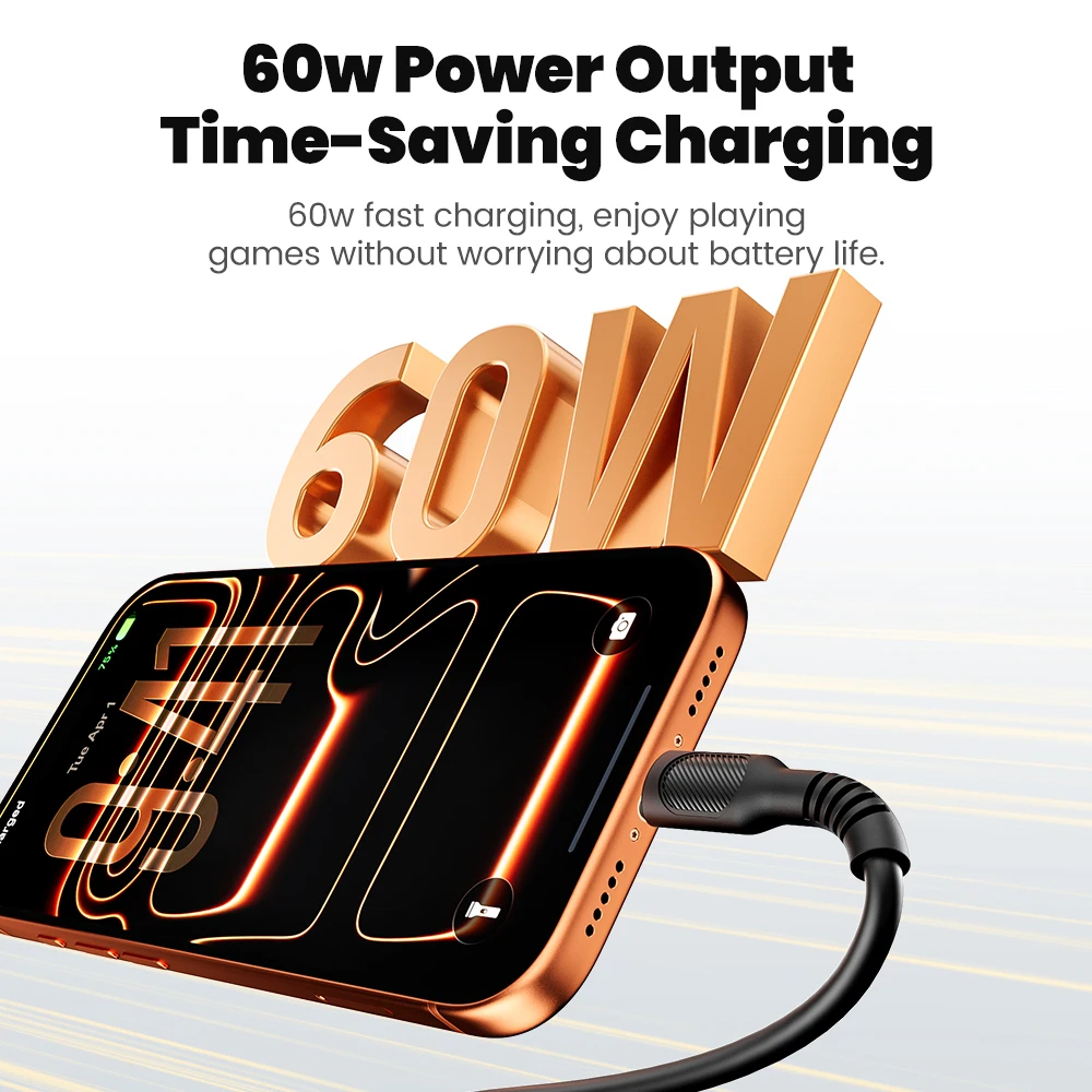 PD 60W USB C to USB Type C Cable Fast Charge Data Cable For Huawei Samsung Xiaomi Macbook iPad Data Line Type C To Type C