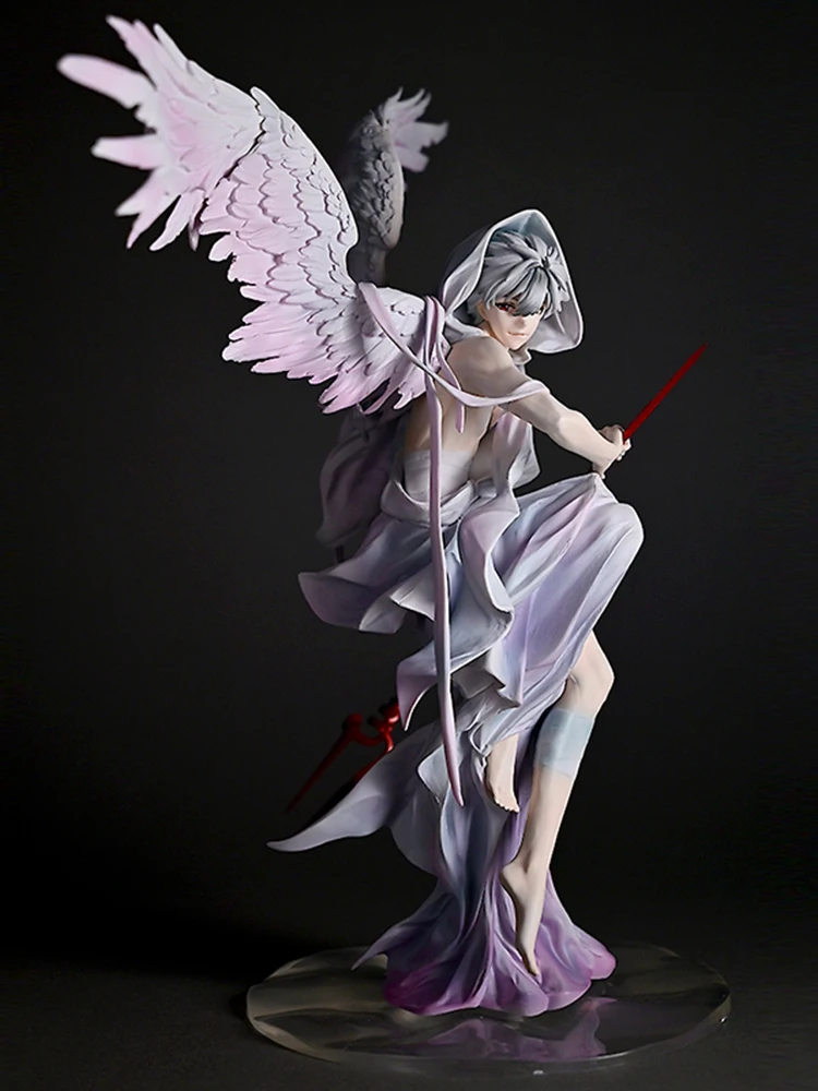 28 cm Nagisa Kaworu Mit Flügeln Anime Figuren Pvc Spielzeug Spiel Sammlung Modell Puppe Desktop Dekoration Geschenk
